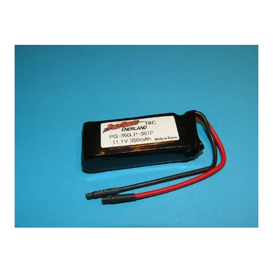 Batterist PQ0350LP23S - pakiet LiPo 350mAh / 3S - 18C (V2)