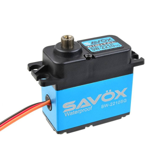 Savox SW-2210SG serwo bezszczotkowe wodoodporne HiVOLT (36kg-0,11s/60°)