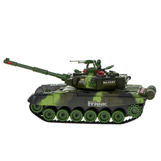 Diancheng Toys 9995 - Czołg RC War Tank duży 2,4GHz zielony