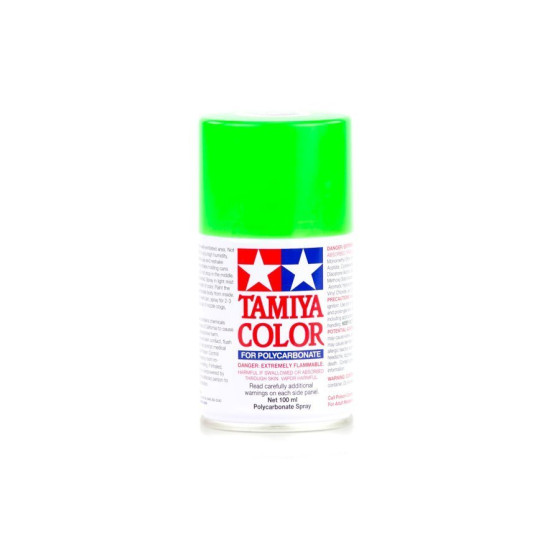 Tamiya 86028 PS-28 - Farba w sprayu - Fluorescencyjny zielony - błyszczączy / Fluorescent Green Spray Gloss 100ml