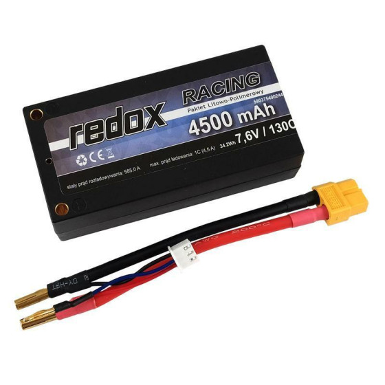 Redox LPRHV452S130SX - Akumulator 4500mah 7,6V 130C XT60